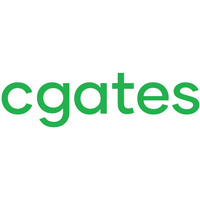 Paslaugų teikėjo Cgates logo